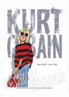 Kurt Cobain - Nirvana Caricature, Heroes Of Rock (Rock Pop)